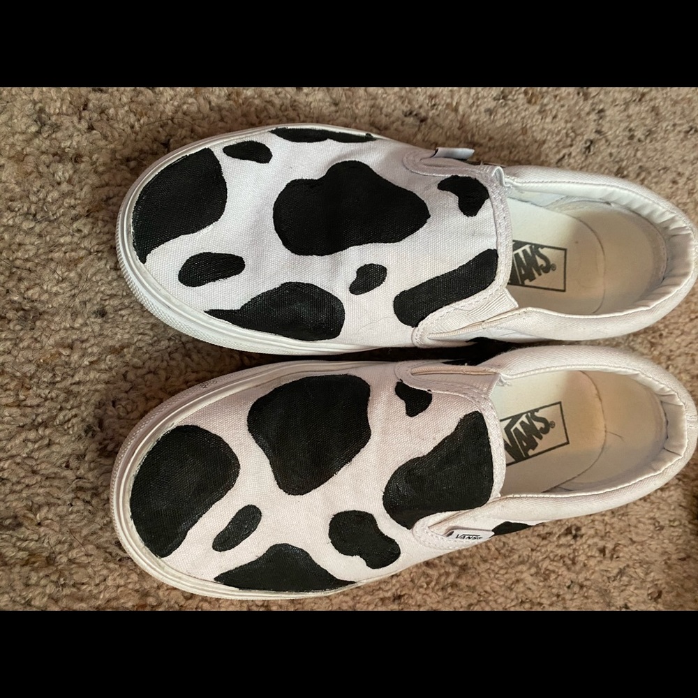 cow print vans